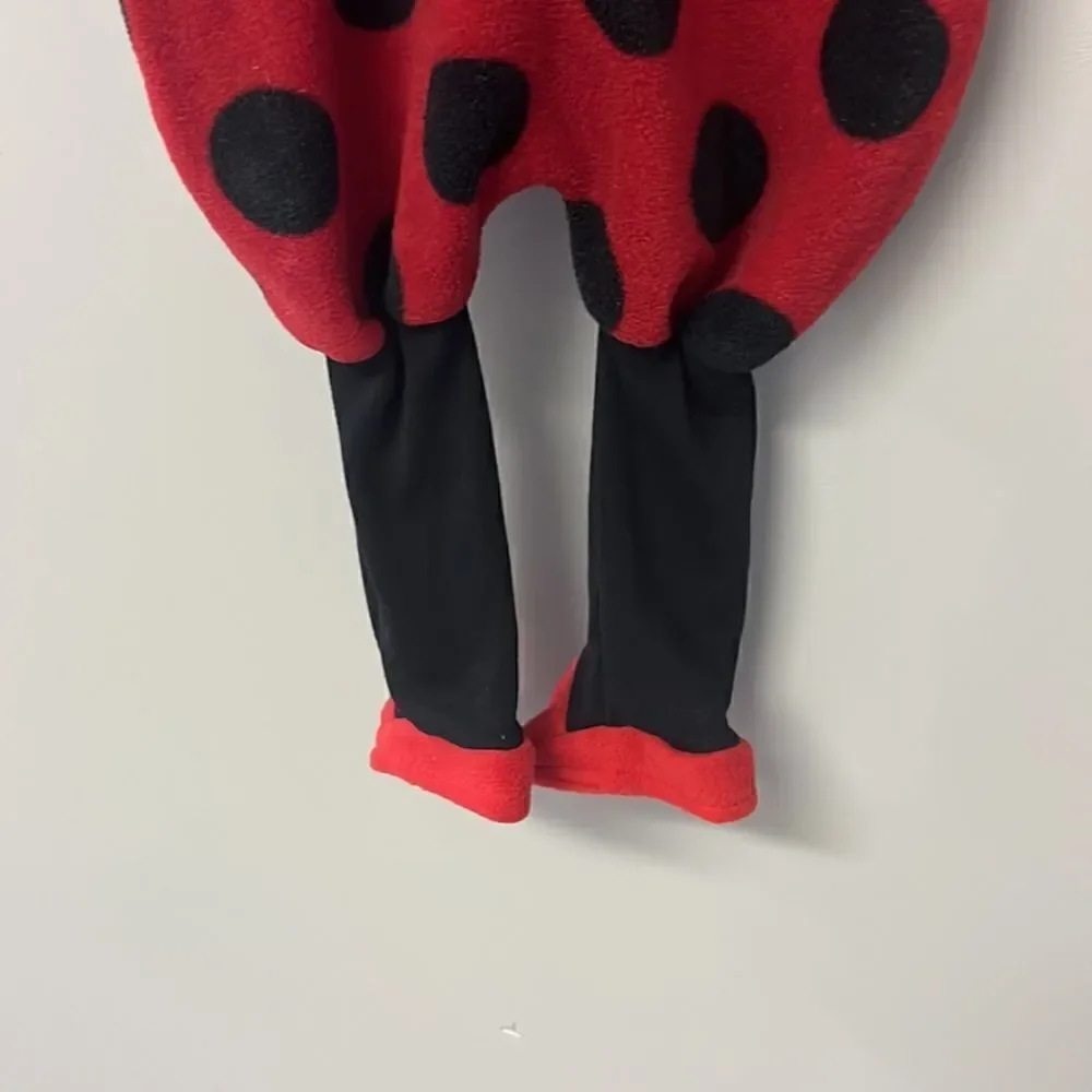 Baby Grand Lady Bug Halloween Fleece Zip-up Costume- 12 months